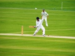 The Kiwi Run Machine on his way to a match winning 78