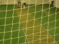 Jonah tries to hit it through the wall, in the indoor at redbourn.