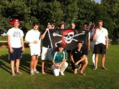 Pirates relax after running Rayne very close.  Kit courtesy of Fun & Games.  Can someone please buy something there so we can stop plugging?  Thanks.