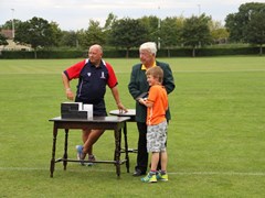 U11 Bowler; at this level, you need a bowler who bowls consistently down the line, not giving away wides and who takes wickets along the way.  This person did all three.  The award goes to DANIEL BLERKOM.