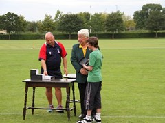 U13 Bowler; the award goes to a person who continually took wickets all season, with consistent line and length bowling, with a little bit of swing mixed in.  The award goes to KIERAN BARBERO.