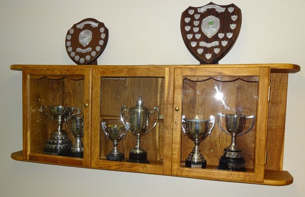 Mildenhall Cricket Club Trophy Cabinet