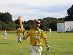 Playing for Cresswell CC