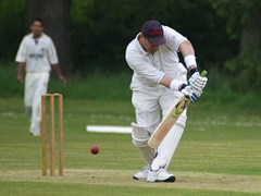 S Chowdhury batting