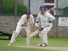 Stumping chance by Drummy