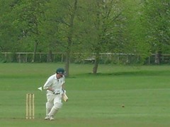 Charlie plays one into the leg side