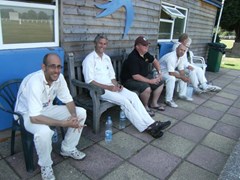 Some of team enjoying the day