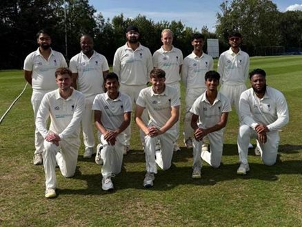 A group of people in white uniforms posing for a photo AI-generated content may be incorrect.