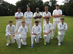 Eastcote 4Xh XI after beating Chesham on 28th June 2014.