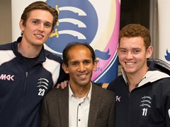Minesh at coaching awards with Harry Podmore & Ryan Higgins