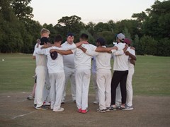 Photos of the team that won the Terry Newcombe T20 trophy in 2022.  Irfan M missing.