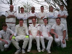 Sunday Friendly XI prior to first match of the season at home to Moulsford on Sunday 21st April 2013