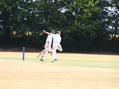 The skipper in action