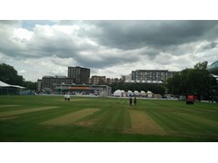 Our U17 team playing at Lords in 2018.
