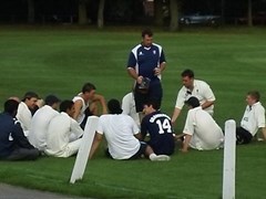 Mozza cheers up the opposition.