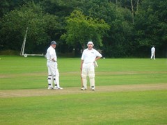 Pete and Oggy in a 100 partnership