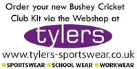 Purchase the new Kit via the Bushey Cricket Club Webshop at Tylers Sportwear